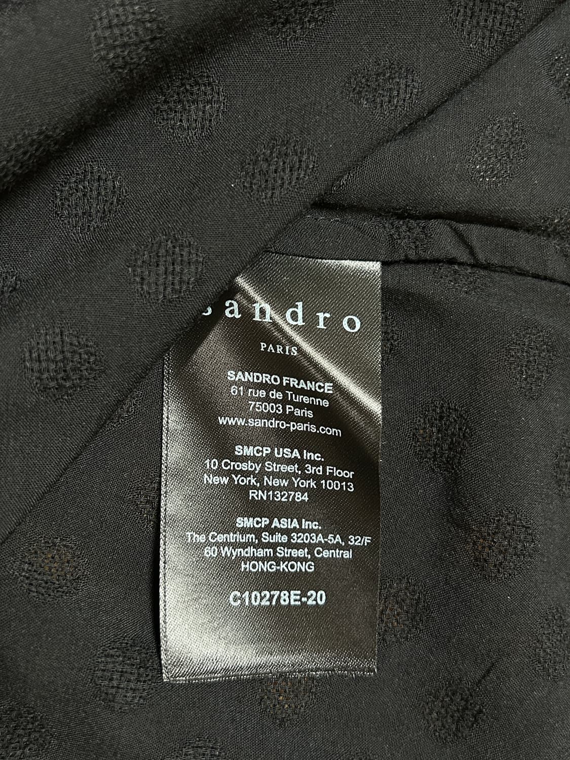 산드로 도트 포인트 셔츠 상품이미지5