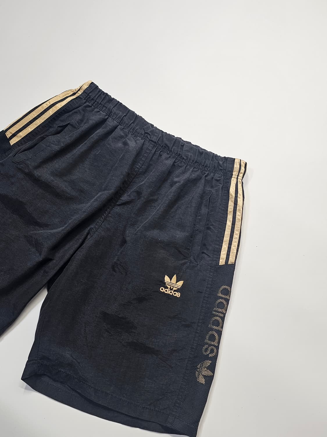 아디다스 삼선 망사 빅로고 트랙팬츠 바람막이 반 바지 상품이미지3