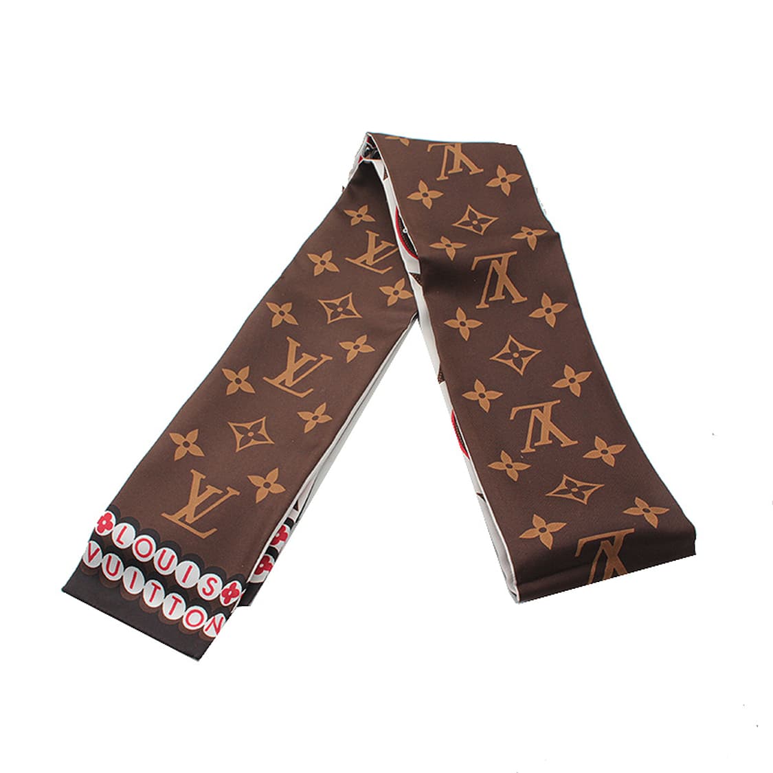 루이비통 브라운 모노그램 실크 방도 스카프 상품이미지1