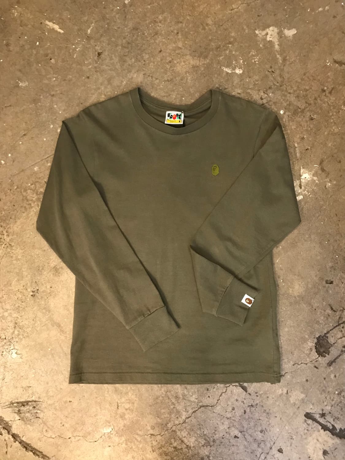 Bape khaki Saru Long Sleeves 상품이미지4