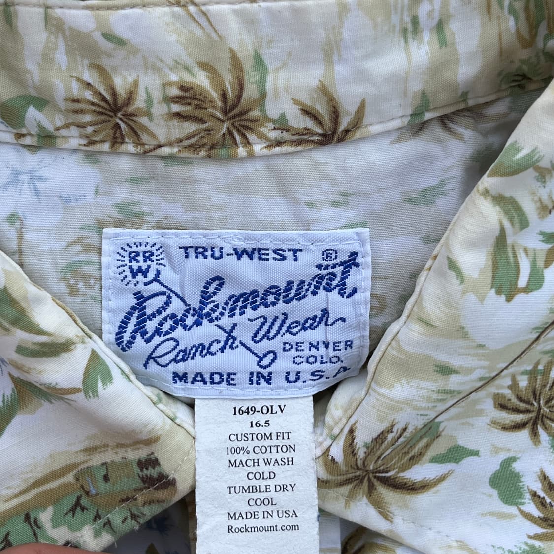 Rockmount(USA)빈티지 하와이안 셔츠 (실측확인) 상품이미지3