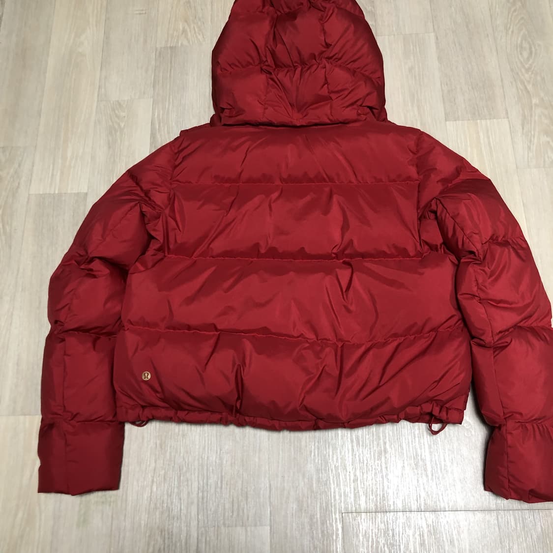 (우먼스 XL) 룰루레몬 lululemon 원더퍼프 크롭 패딩 자켓 레드 상품이미지9
