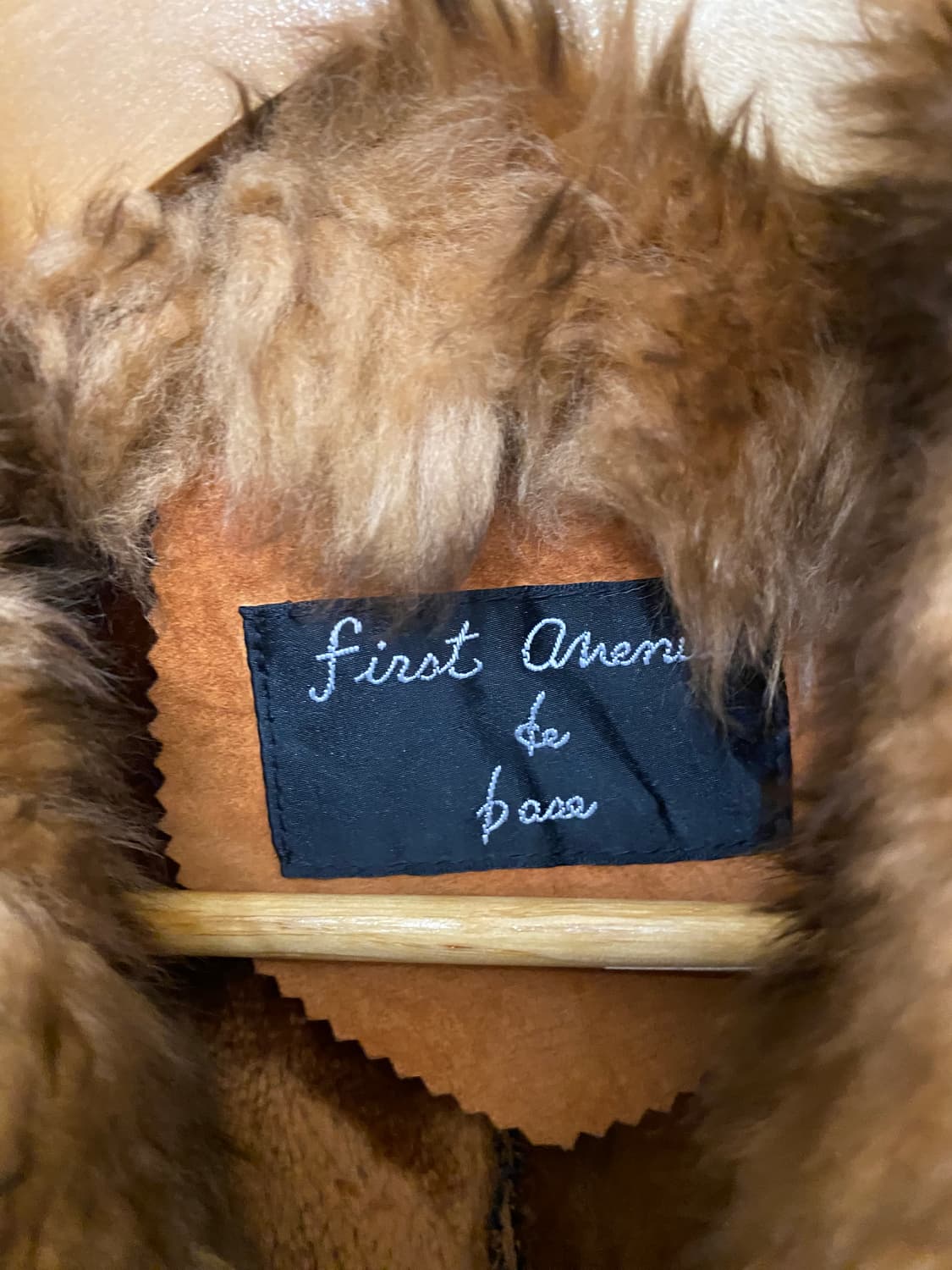 VTG mustang suede fur coat 무스탕 스웨이드 퍼코트 상품이미지7