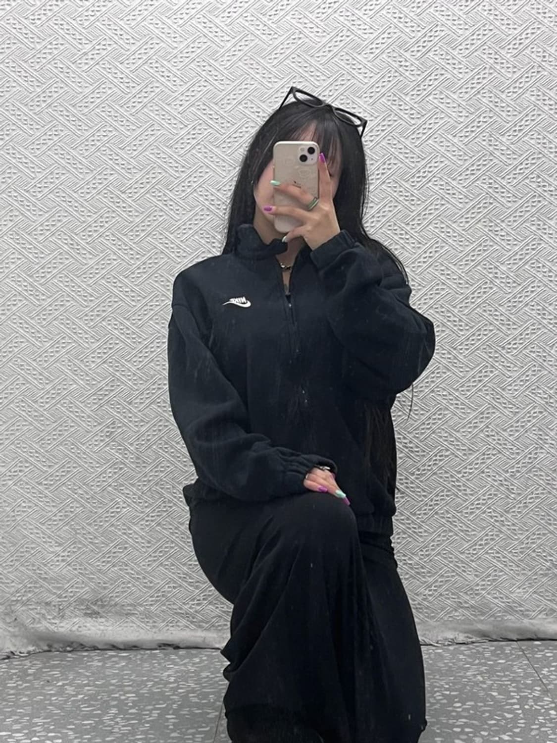 나이키 베이직 클럽 해링턴 약기모 집업 자켓 XL C07161 상품이미지2