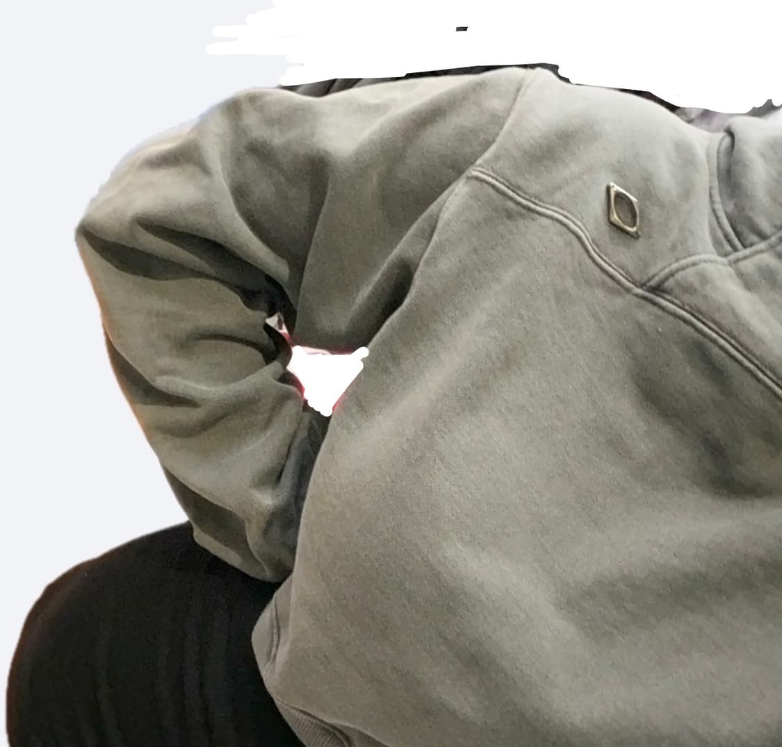 🩶미스치프 차콜 크롭 후드티🩶 상품이미지2