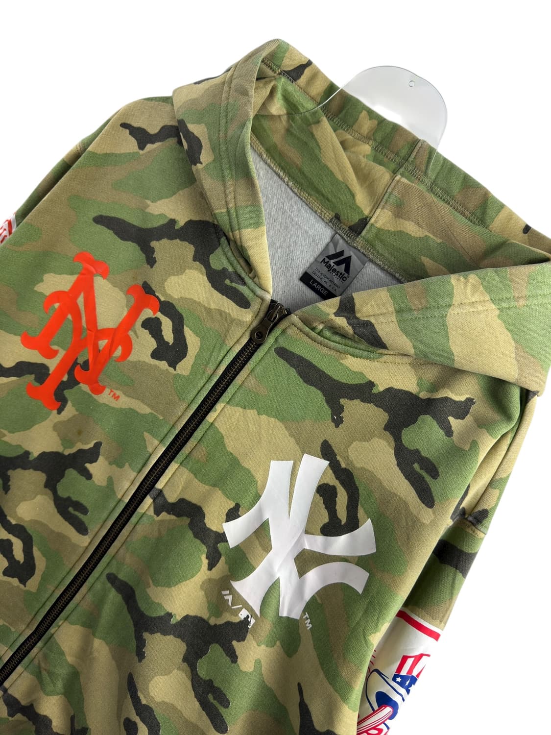 마제스틱 양키즈 샘플 카모 후드집업1236 상품이미지3