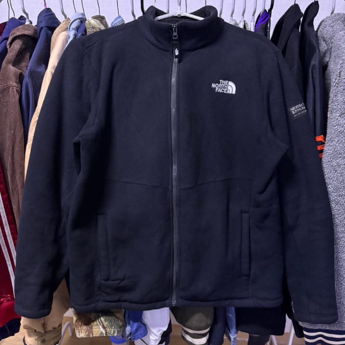 노스페이스 검정 플리스 자켓 xl 상품이미지1