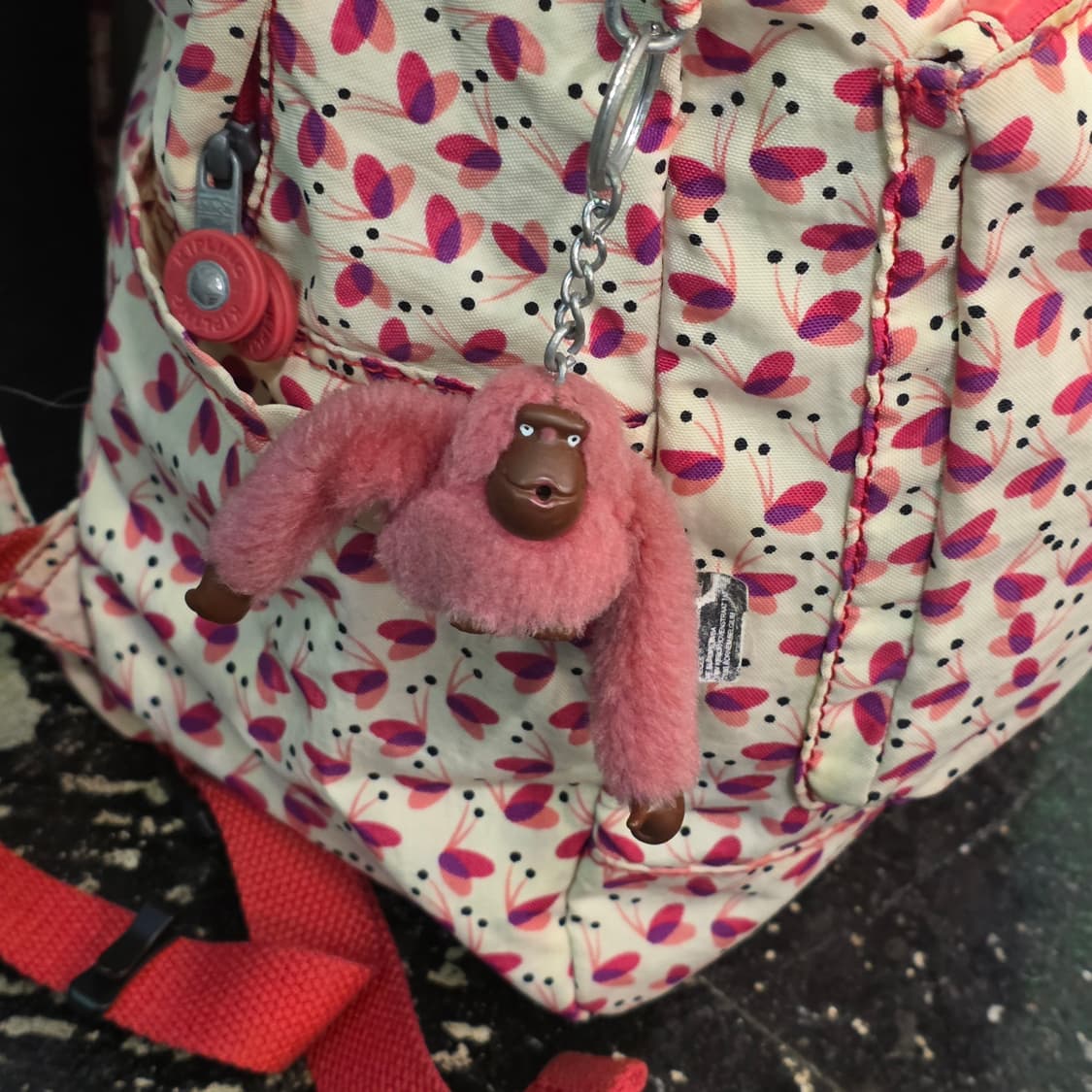 키플링 플라워 패턴 백팩 상품이미지7