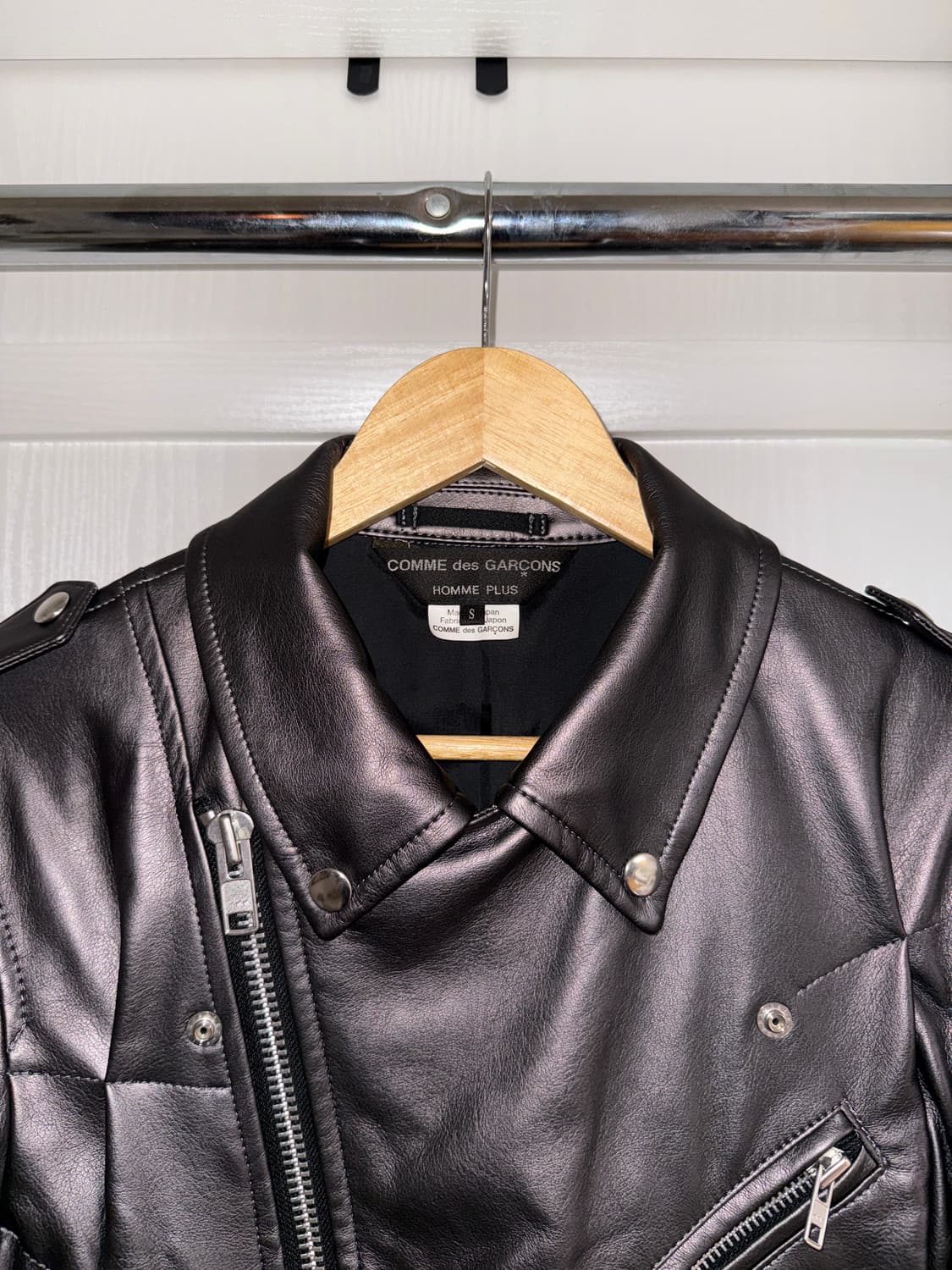 Faux Leather Riders Jacket 상품이미지6