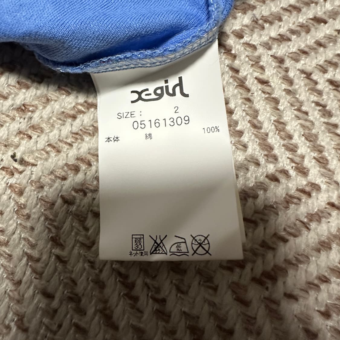 X-GIRL t-shirt 상품이미지5