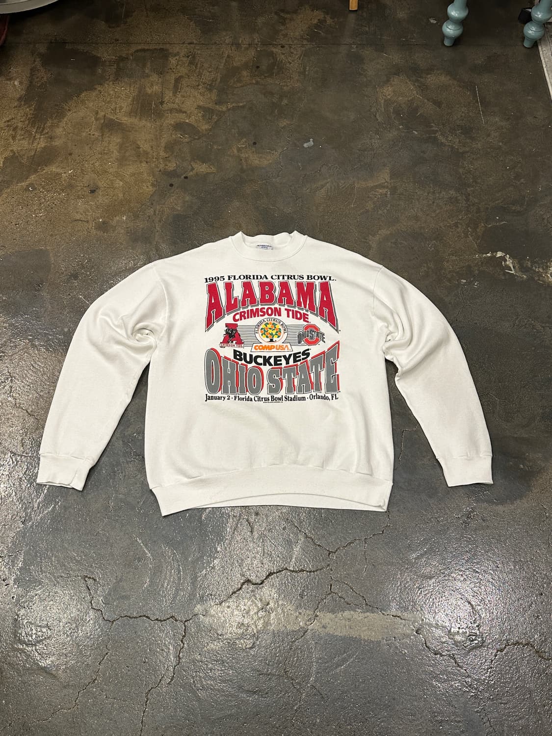 90s USA 50/50 플로리다 시트러스볼 스웻셔츠 XL 상품이미지1