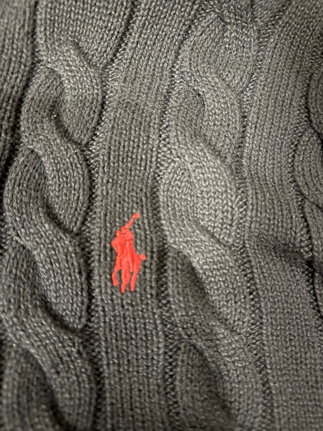 폴로 반집업 니트 상품이미지3