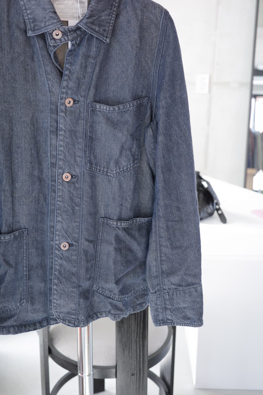 Nest robe confect 컨펙트 린넨 커버올 자켓 상품이미지2