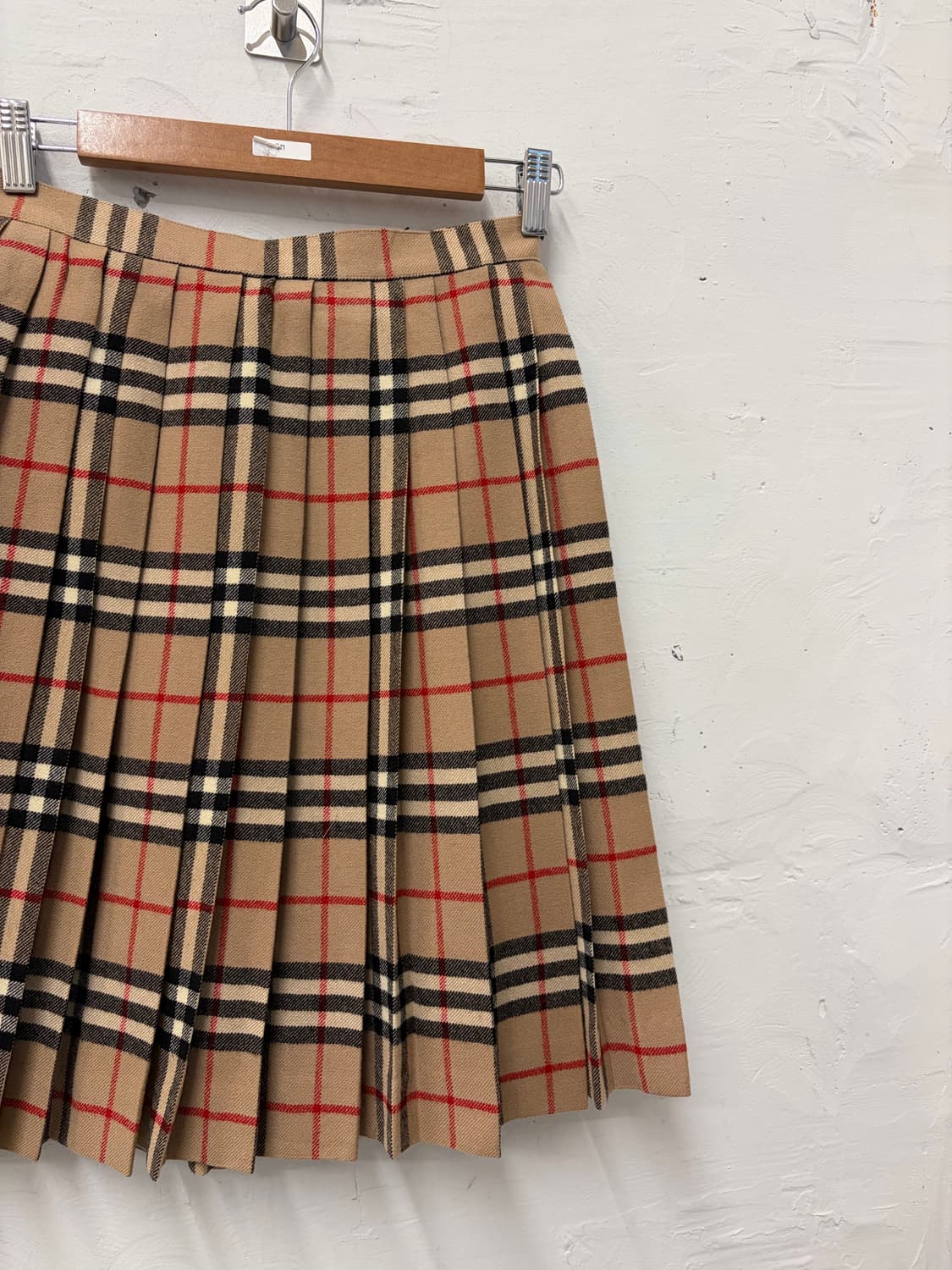 버버리 울 플리츠 스커트 상품이미지2