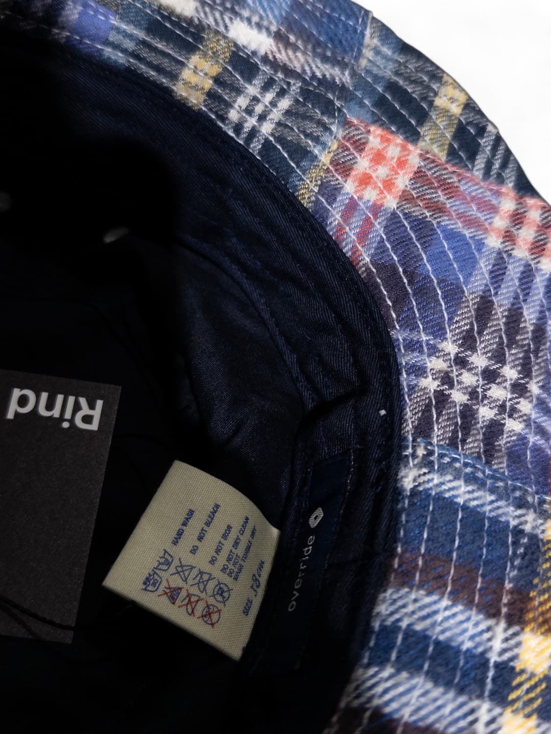 Override Patchwork Madras Bucket Hat 상품이미지5