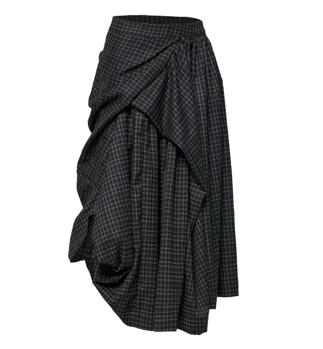 플레어업 드레이프 롱스커트 상품이미지1