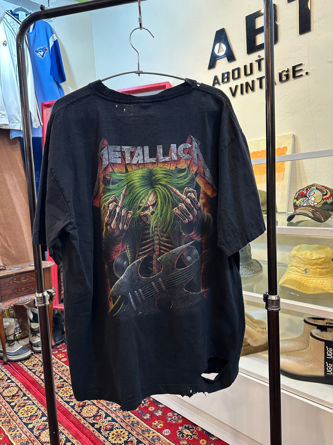 메탈리카 밴드 그래픽 데미지 반팔 XL 상품이미지5
