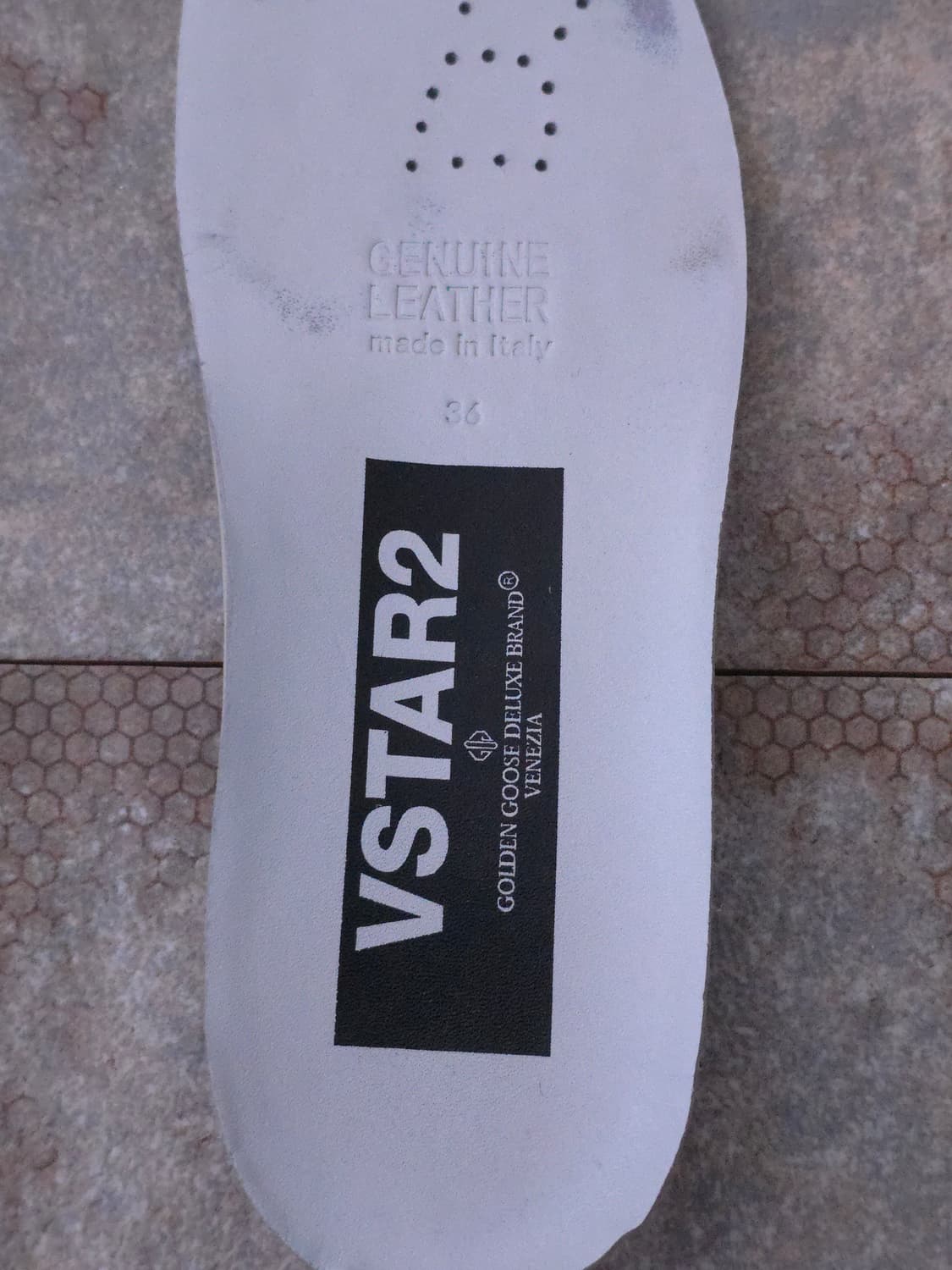 (230)골든구스 vstar2 장미 프린팅 상품이미지8