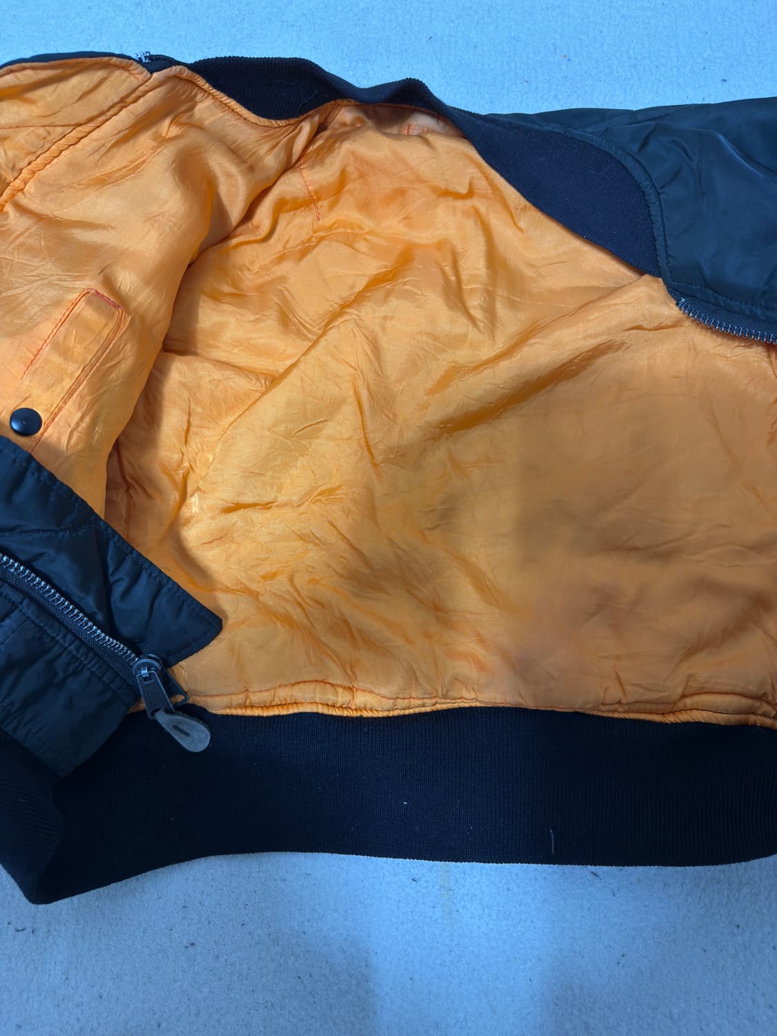 아비렉스 블랙 MA-1 항공 점퍼 상품이미지3