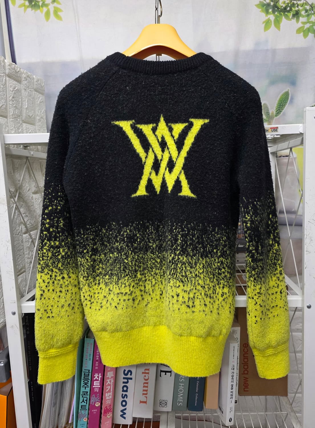 어뉴 여성골프니트 S 겨울 방풍니트 그라데이션 AD42 상품이미지3