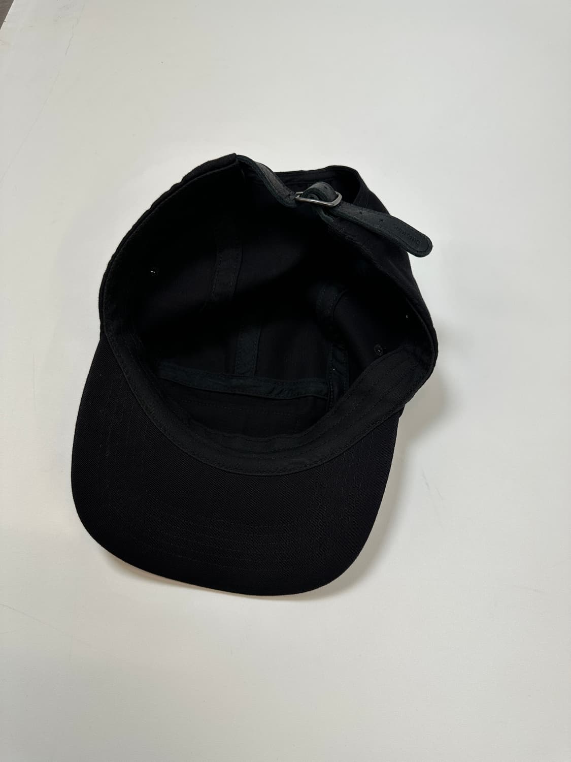 슈프림 워시드 치노 트윌캡 블랙 상품이미지3