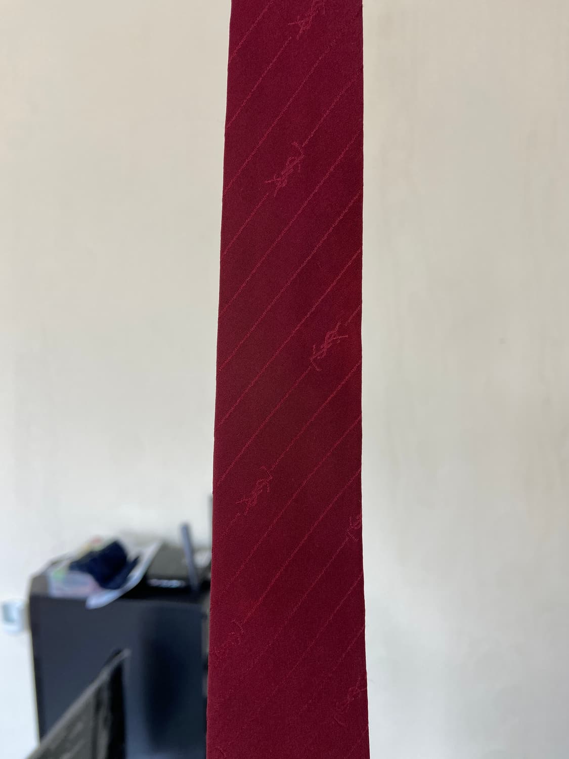 YSL 입생로랑  명품 정품 모노그램 넥타이 상품이미지9