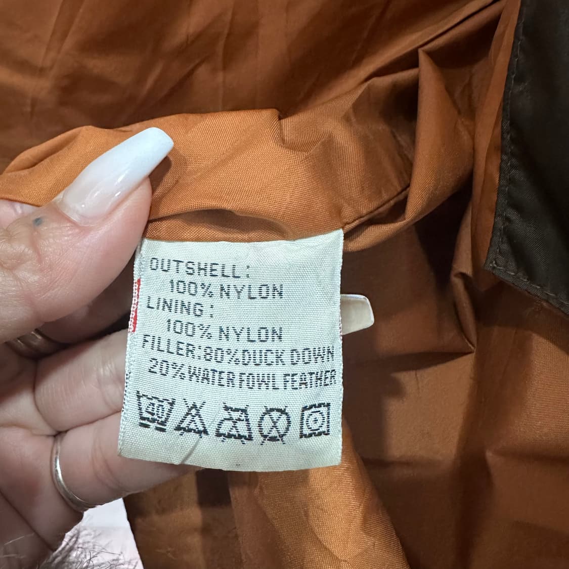 리바이스 브라운 덕다운 패딩 조끼XL 상품이미지7