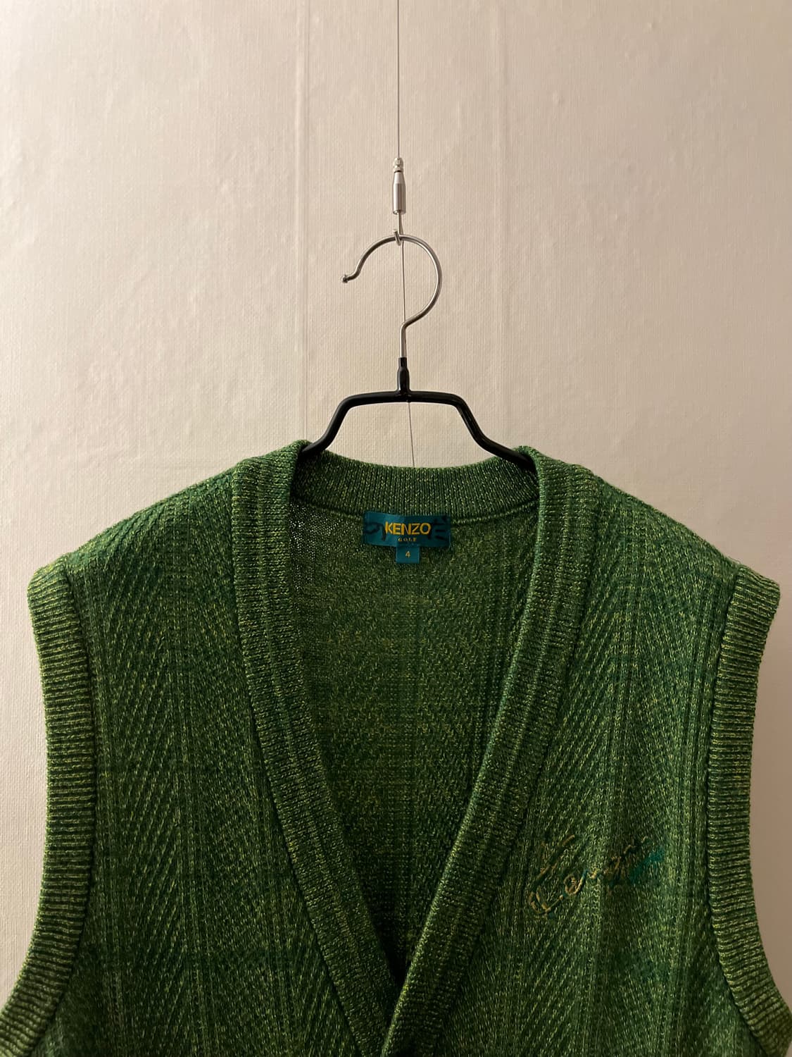 겐조골프 니트조끼 상품이미지2