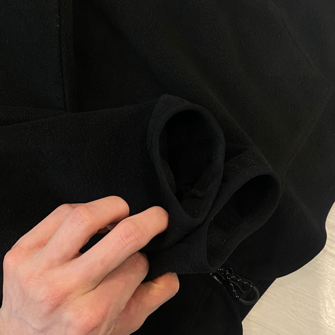 무신사 스탠다드 시티 레저 스트럭처드 폴라 플리스 블랙 L 상품이미지7