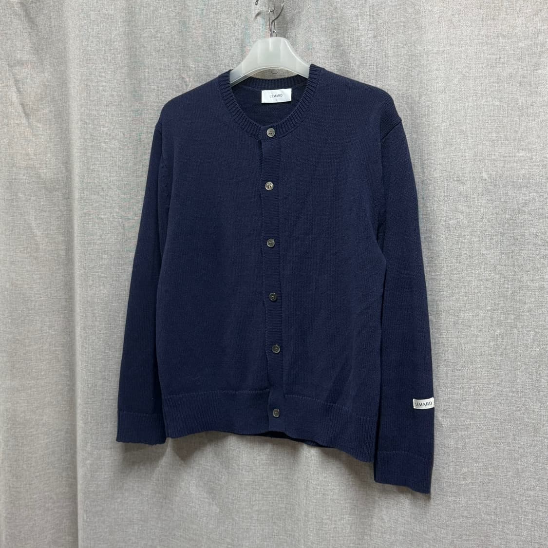 [M/오버핏] 르마드(LEMARD) 라운드 니트 가디건 상품이미지3