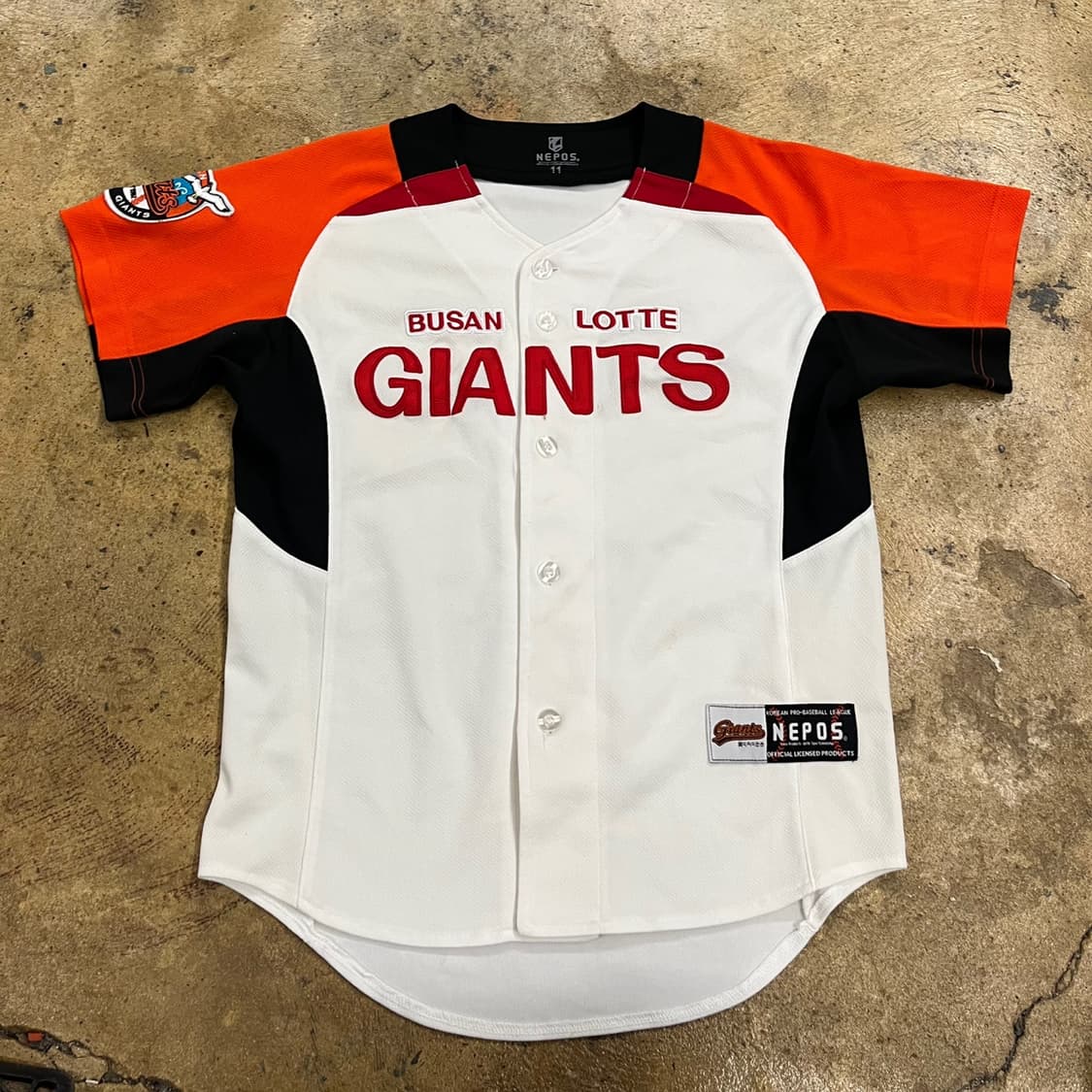 [ 11 ] 롯데자이언츠 반팔 야구 유니폼 b8 상품이미지2