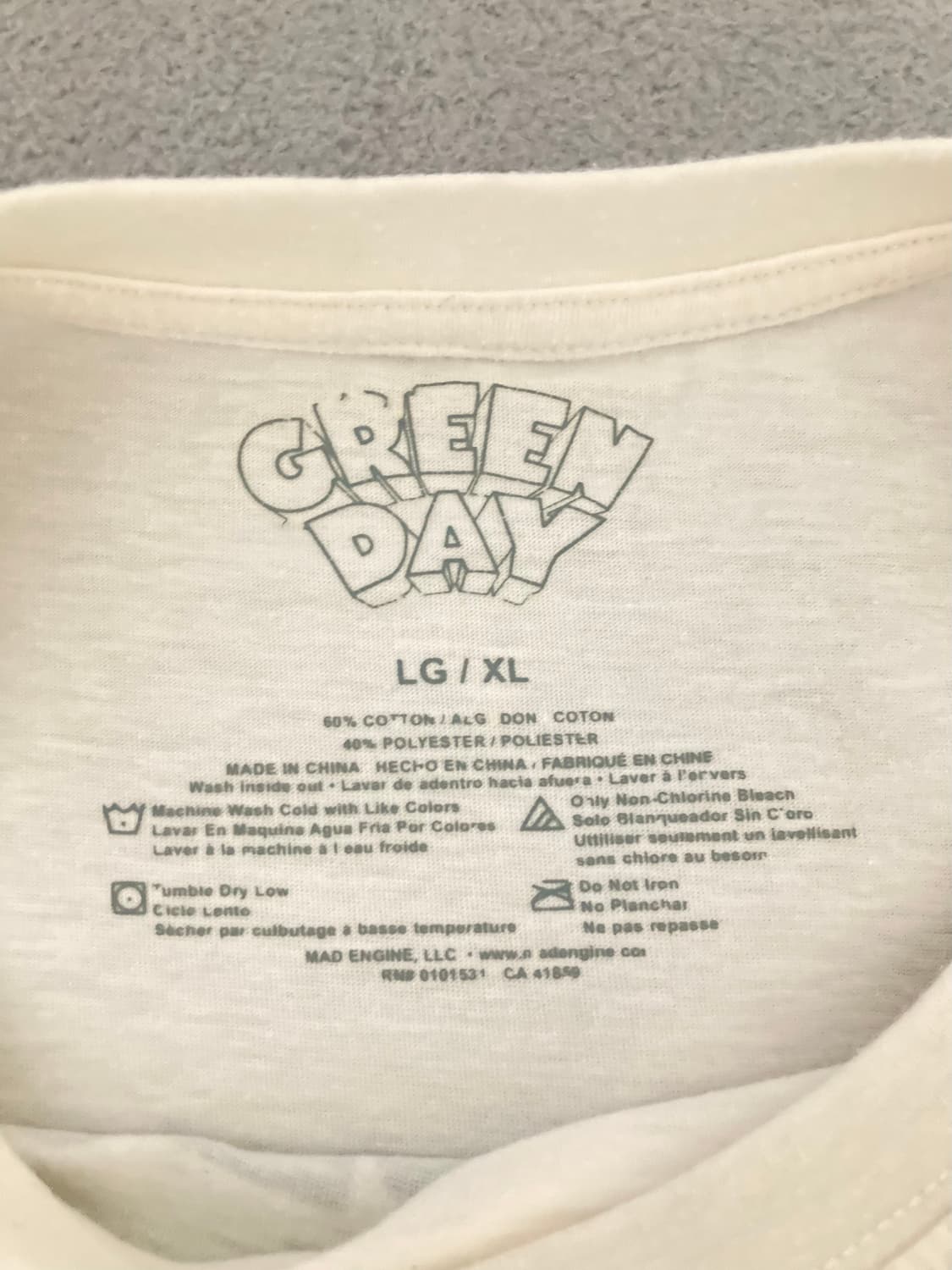 [XL] GREEN DAY 'Kerplunk!' Flower Tee 상품이미지4