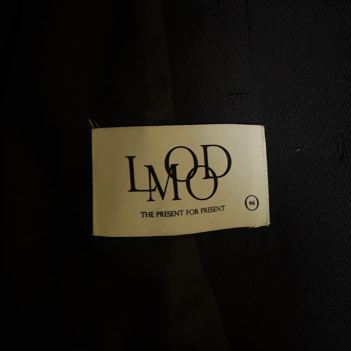 엘무드 엘버튼 울 블렌드 자켓 트윌블랙 46 상품이미지2