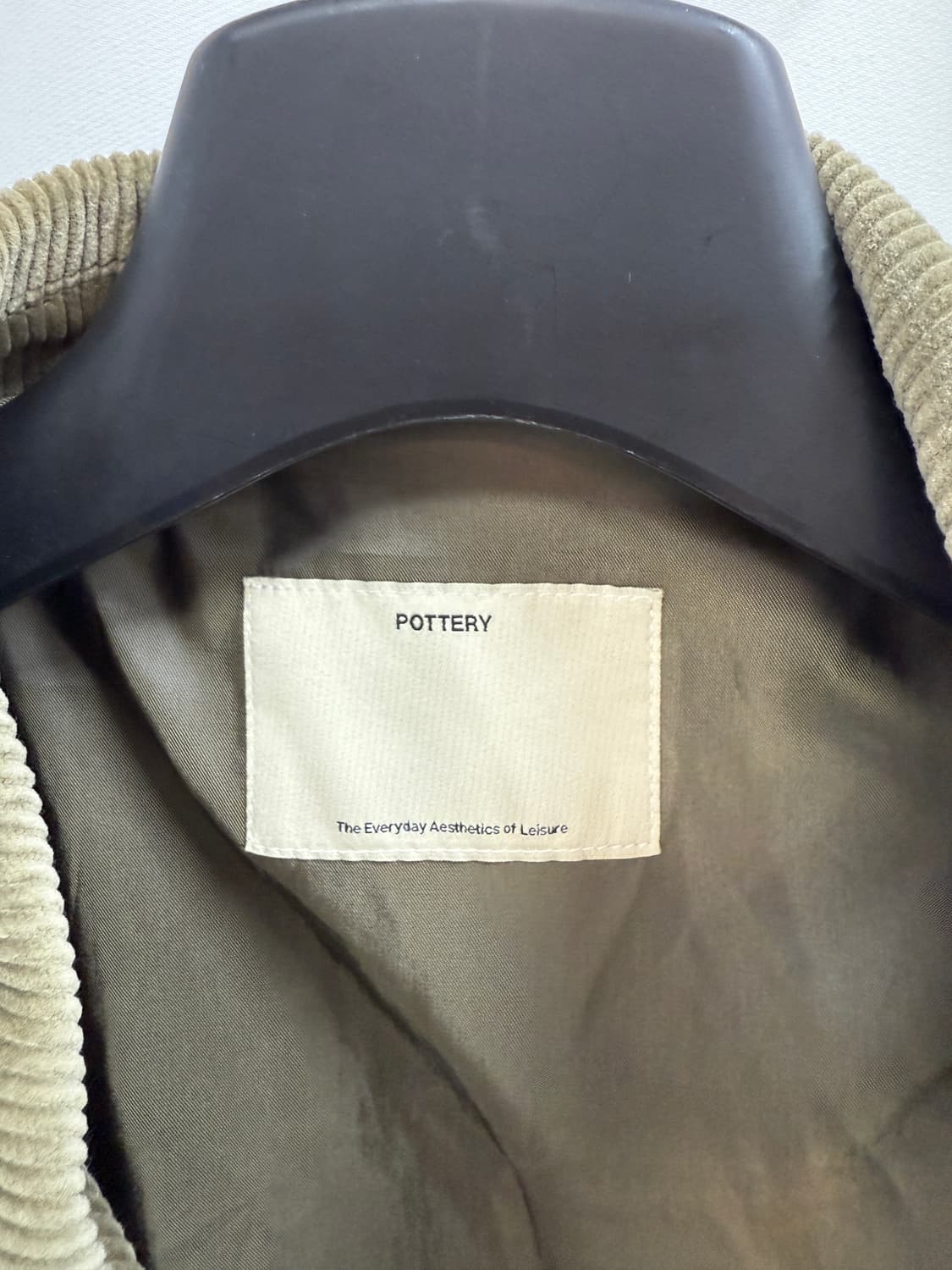 포터리 코듀로이 드리즐러 자켓 카키 상품이미지3