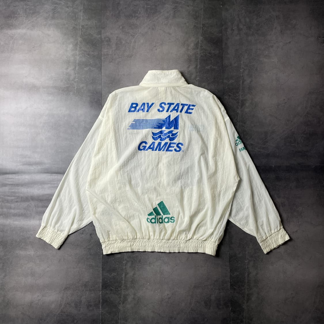 ADIDAS 1990s 아디다스 빈티지 크림 윈드브레이커 A00558 상품이미지6
