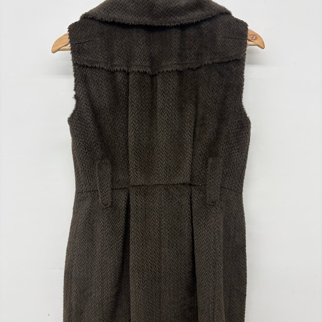 TIME 타임 브라운 롱 베스트 조끼 여/M 상품이미지8