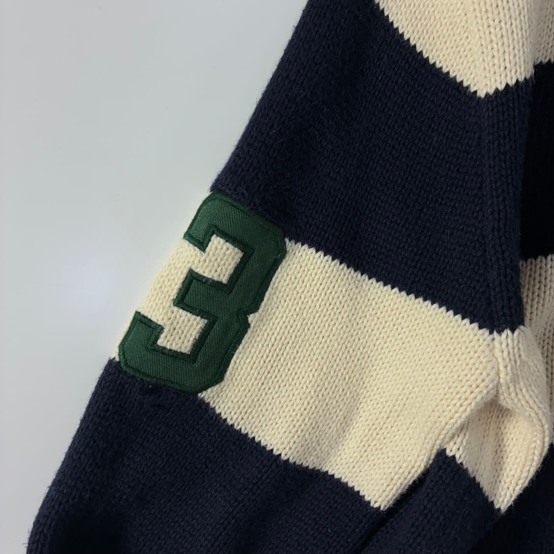 Polo  폴로 랄프로렌 빅포니 그린 스트라이프 니트집업   상품이미지5