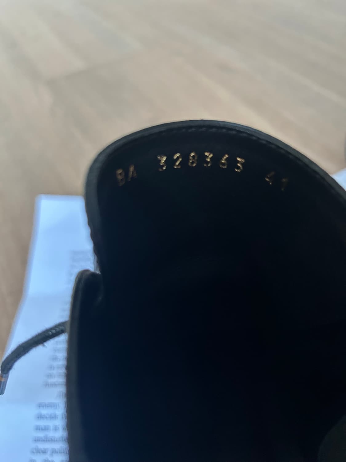 생로랑 레이스드 업 아미 부츠 (41) 상품이미지10