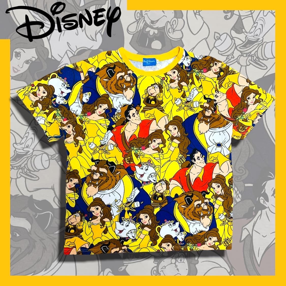 Disney 디즈니 미녀와야수 반팔티 상품이미지1