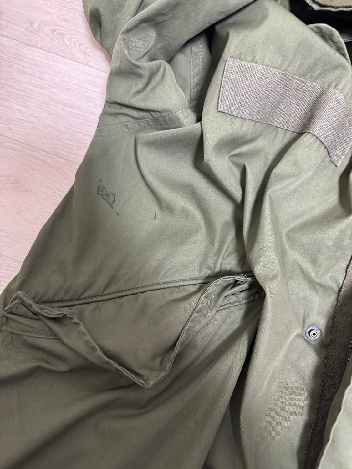 80s 소슈 M65 피쉬테일 오리지날 개파카 판매 상품이미지4