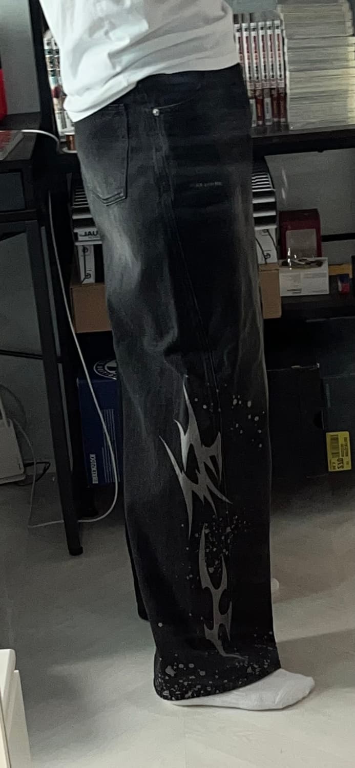 레더리 데님팬츠 (LRDN4101BK) 상품이미지3