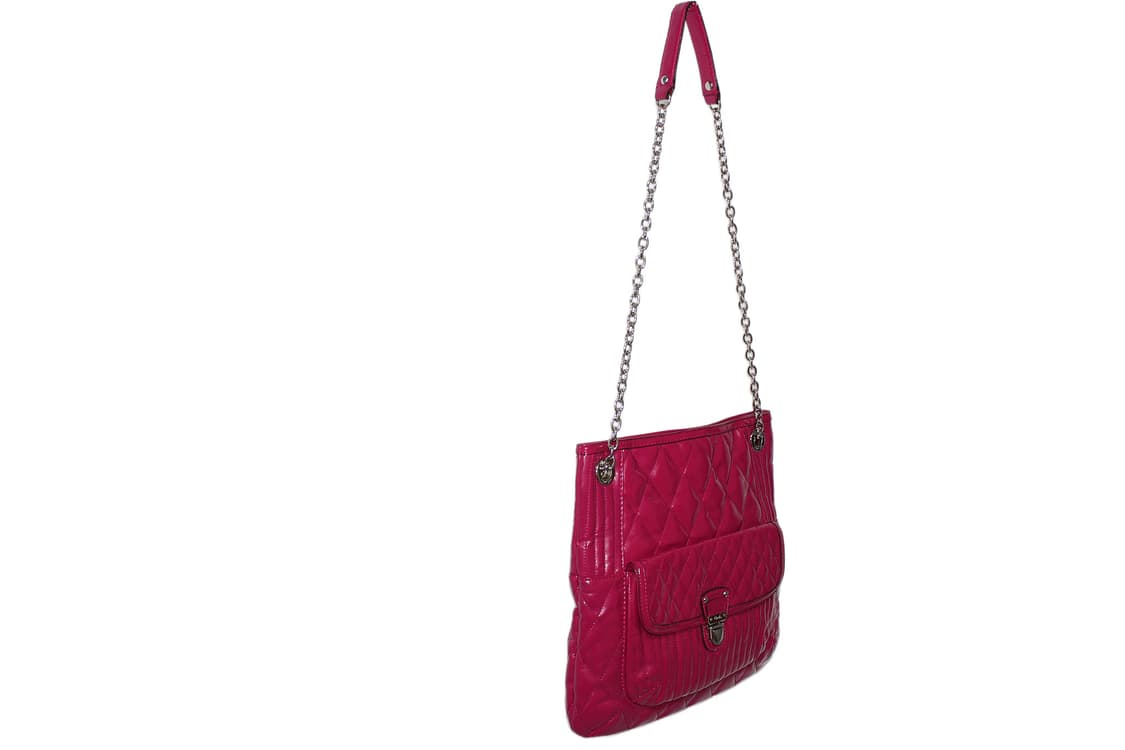 2000s COACH Y2K 코치 페이던트 레더 숄더백 상품이미지6