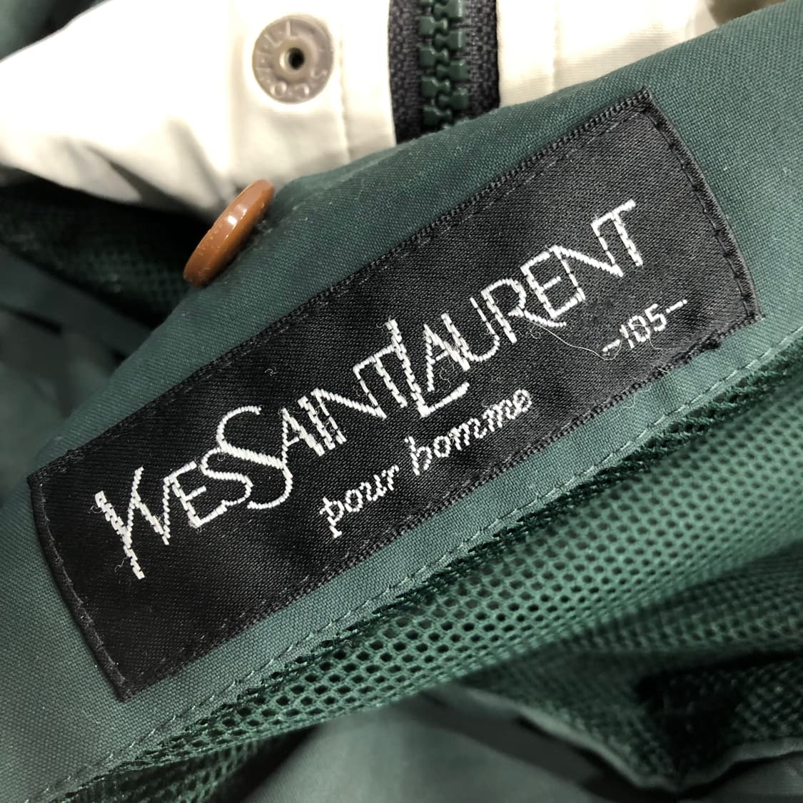 입생로랑 아카이브 폴리쉘 블루종 자켓  상품이미지6