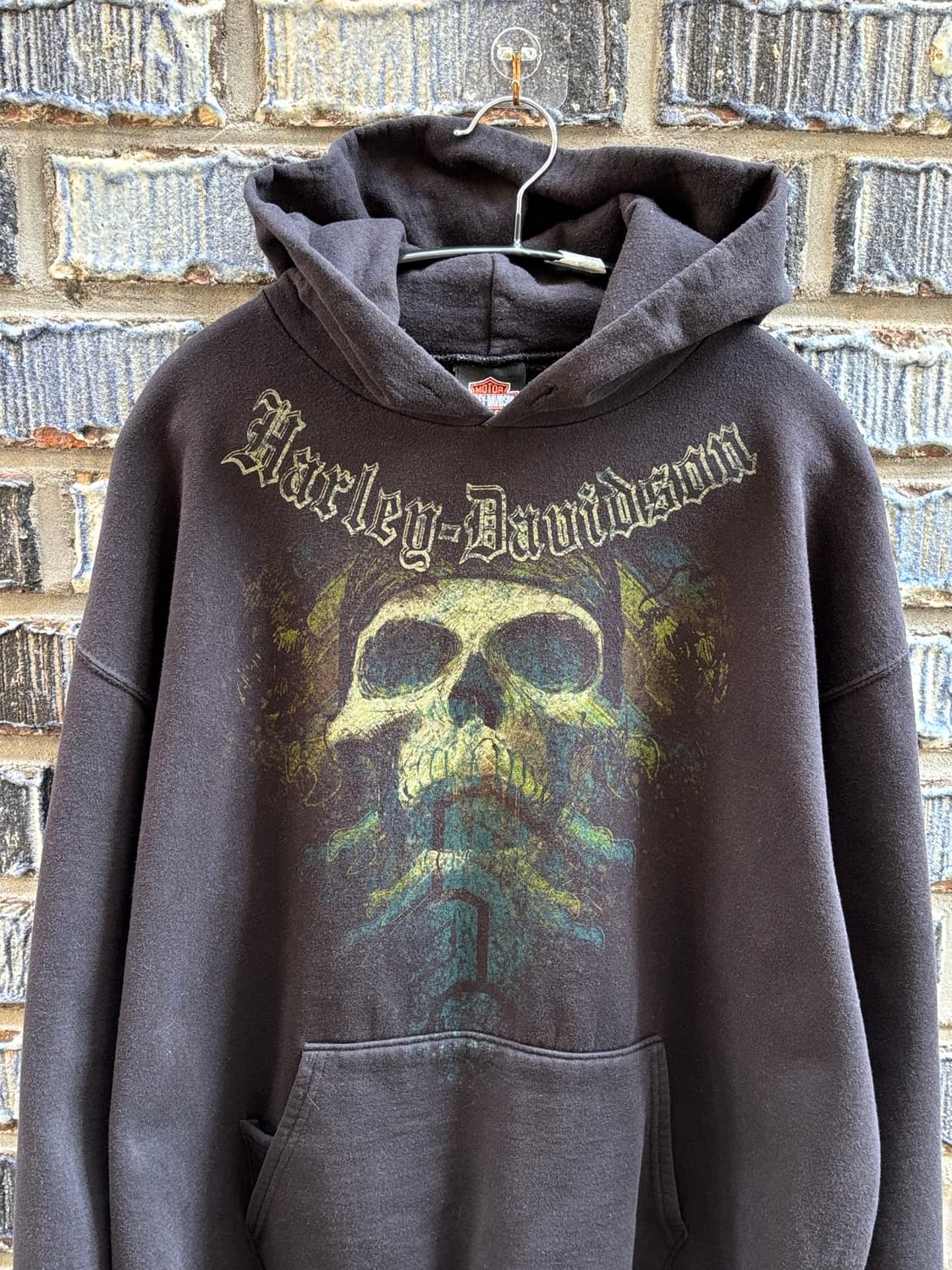 할리데이비슨 스컬 후디 상품이미지3