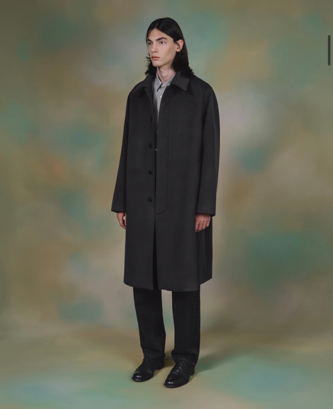 [L]셔터 발마칸 코트 차콜 상품이미지10