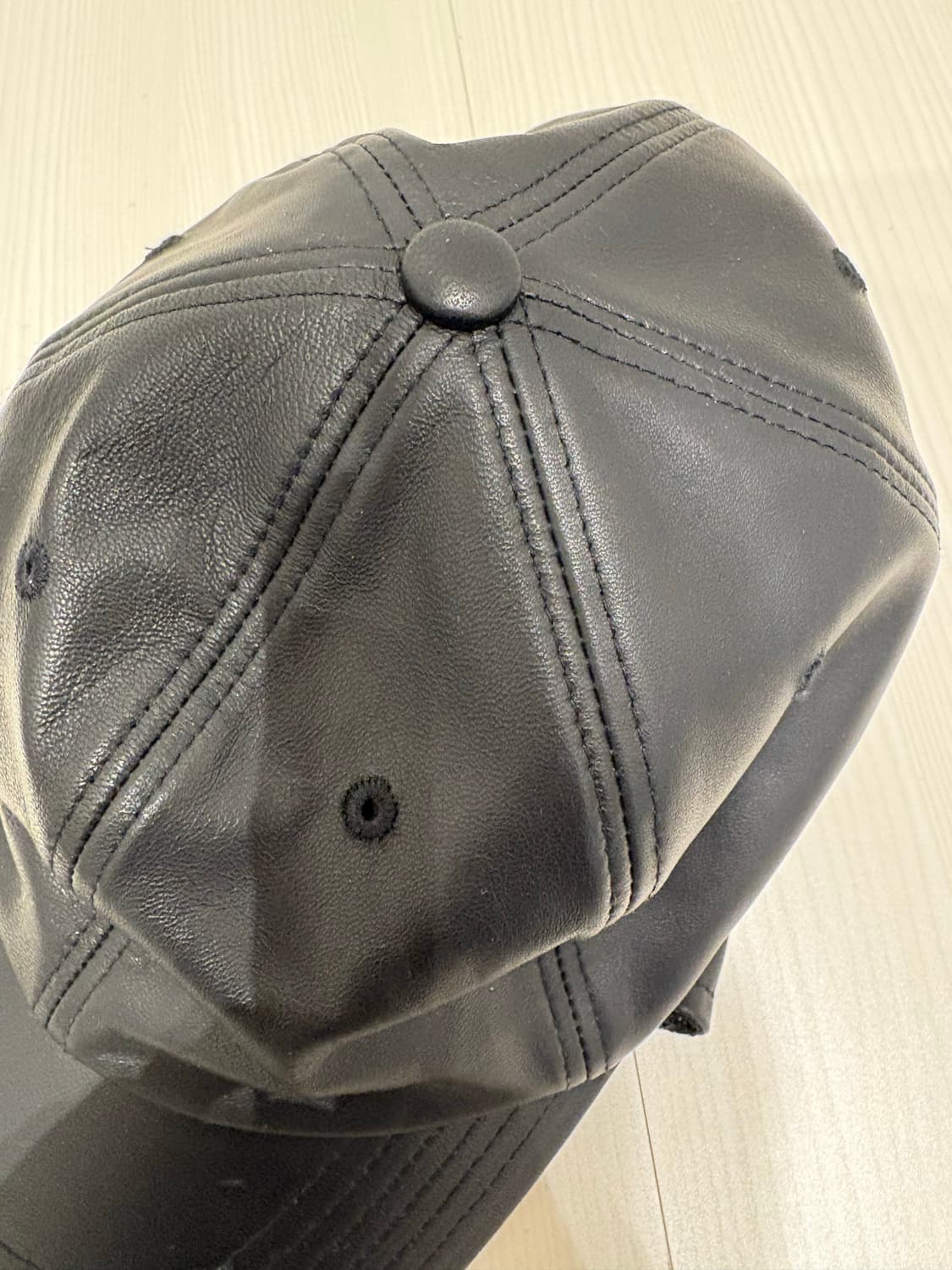 더 긱스 레더 이어 머프 캡 블랙 상품이미지5