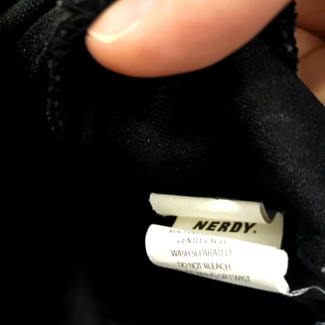 NERDY 스트릿 블랙 트랙탑 네온 라인 져지 상품이미지4
