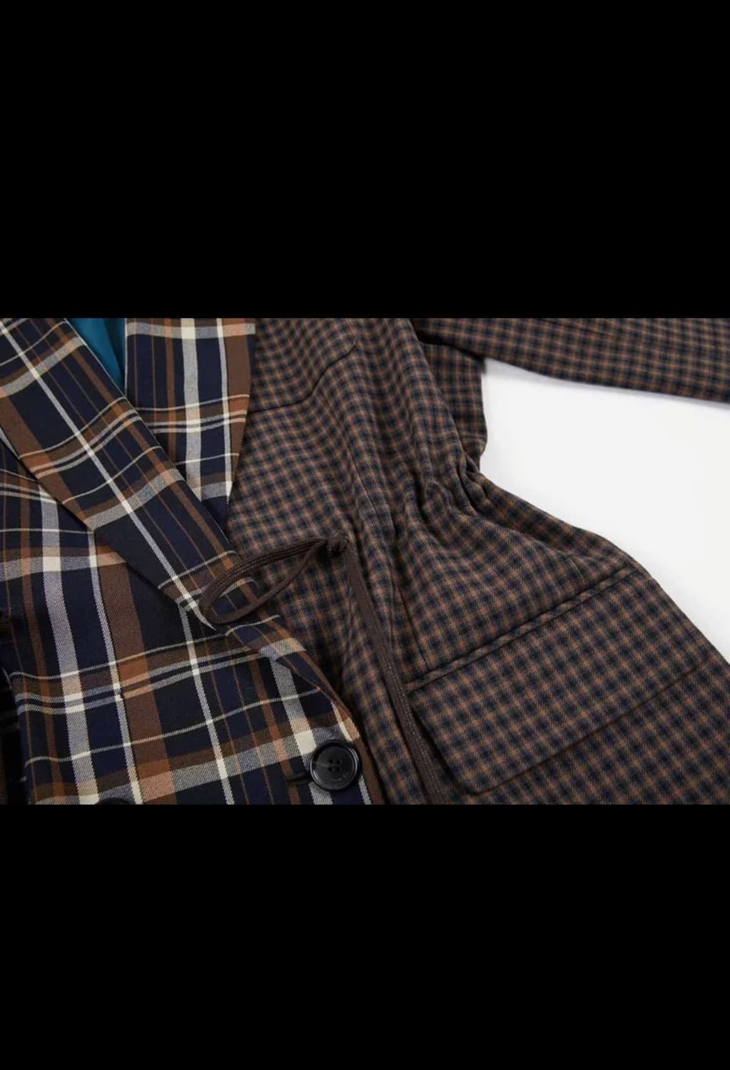 앤더슨벨 스트링 체크 자켓 판매 상품이미지4