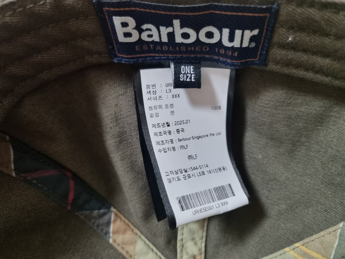 바버 Cascade Sports 캡모자 카키그레이 상품이미지8