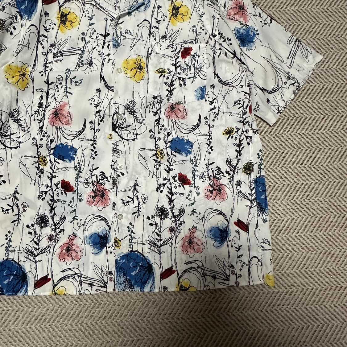 BEAMS polyester open shirt 상품이미지4